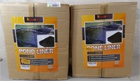 2x Maporch Pond Liner 16.5x26.5