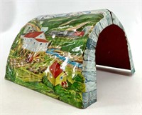 Marx Lithographed Tin Toy Train Tunnel