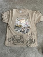 Follow the spirit motorcycle T-shirt size extra