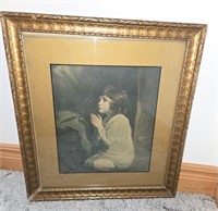 "THE INFANT SAMUEL" Framed Print - Unsigned