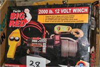 2000 LB. 12V WINCH - USED ONCE