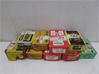 (9 Boxes) Assorted .338 cal. reloading bullets in