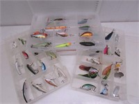 Three tackle trays of (48) assorted crankbait and