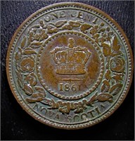 Gros sou (Cent) du Nouvelle-Écosse de 1861 –