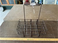 Vintage Metal Bottle Carrier