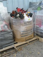 Pallet of gardening tools