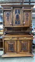 Antique European Style Hunter's Cabinet