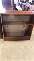 Wooden Cabinet w/ Plexiglass Doors