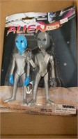 Funtime Toys Alien Series, Blue and Gray Aliens