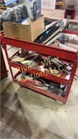 Abrasive tool cart