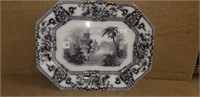 IRONSTONE TRANSFERWARE PLATTER