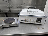 Nesco Roaster Oven and electric hot plate