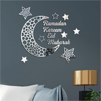 SEALED-Eid Mubarak 3D Mirror Wall Stickers