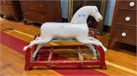 ANTIQUE HORSE RIDING TOY 45" LONG - AS IS