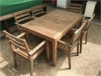 Outdoor table and chairs - Conjunto de Exterior
