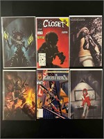 Lot of 6 Indy Exclusive Variant Comics