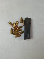 9 mm clip and 13 bullets