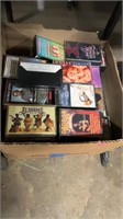 Box of cassette tapes