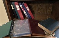 Collection of binders with thoughtful history,