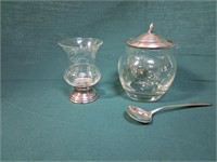 Sterling & Crystal Containers