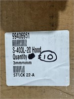 Case of (10) Hooded Safety Hats & Mask