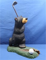 Plastic Golfing Bear