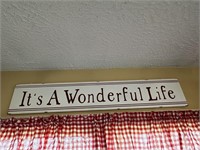 Its a wonderful life wall hanging