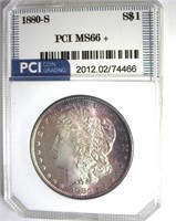 1880-S Morgan MS66+ LISTS $550