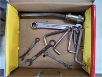 Allen Keys, Grease Gun Ends and old wrenches