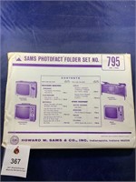 Vintage Sams Photofact Folder No 795 Console TVs
