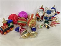 Assorted collection of Christmas ornaments