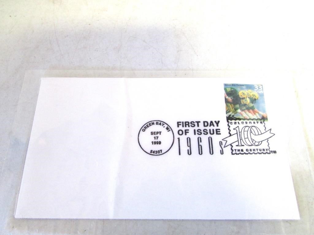 Green Bay Packers 1999 First Day of Issue Stamp