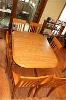Kitchen Table (Drop Leaf) and 6 Chairs