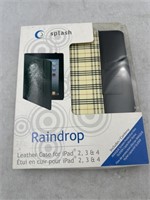 NEW Splash Raindrop Leather Case for IPad 2,3 & 4