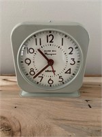 1970-79  Westclox Silver Bell Alarm Clock. Works.