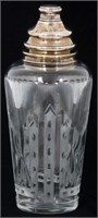 Hawkes Sterling & Cut Glass Cocktail Shaker