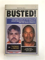 Busted! Thomas J. Riccio signed book