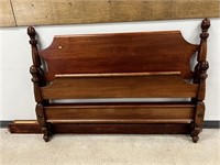 Full Size Mahogany Bed