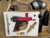 Paintball gun used untested no mask with this lot