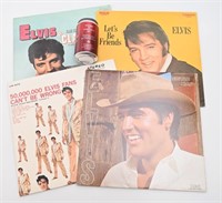 4 vinyles 33 tours / RPM d'Elvis