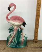 Ceramic flamingo planter