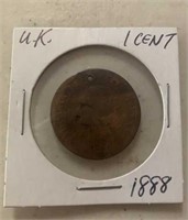 1888 GREAT BRITAIN COIN-LARGE CENT