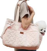 Pink Cat/Dog Carrier - Quilted, 12lb/15lb