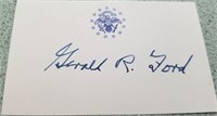 Gerald Ford Autograph