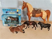 ERT COLLECTIBLE HEREFORD & PLASTIC HORSES