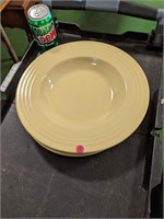 Yellow Fiesta Plate & Large Dish