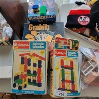 Playschool Bristle Blocks, Memory, Grabitz, &