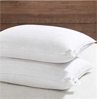 Set of 2 Firm Support Queen Size Pillows