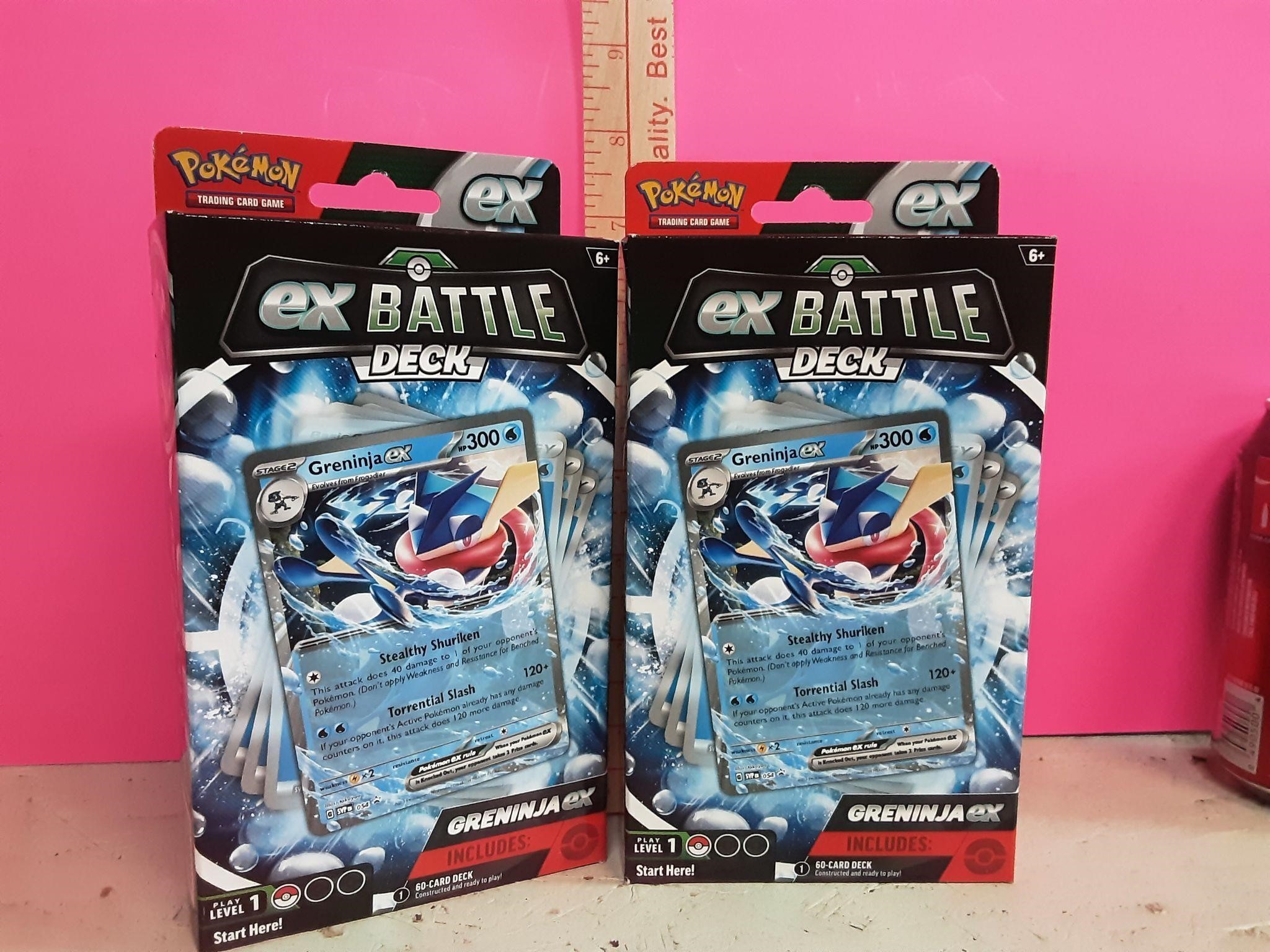 2 New Pokémon 60 Card ex Battle Decks