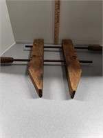 Parallel jaw wood clamps